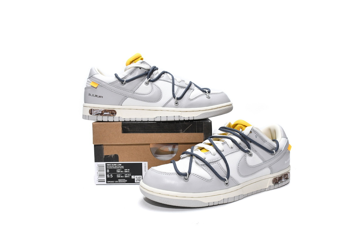 OFF WHITE x Nike Dunk SB Low The 50 NO.41 DM1602-105