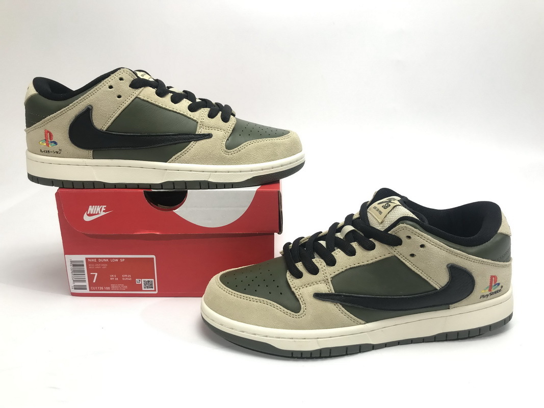 Travis Scott x PlayStation x Nike Dunk Low SP CU1726-100