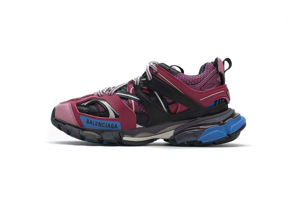 Balenciaga Track Tess S Black Purple Red 542436 W1GB7 5482
