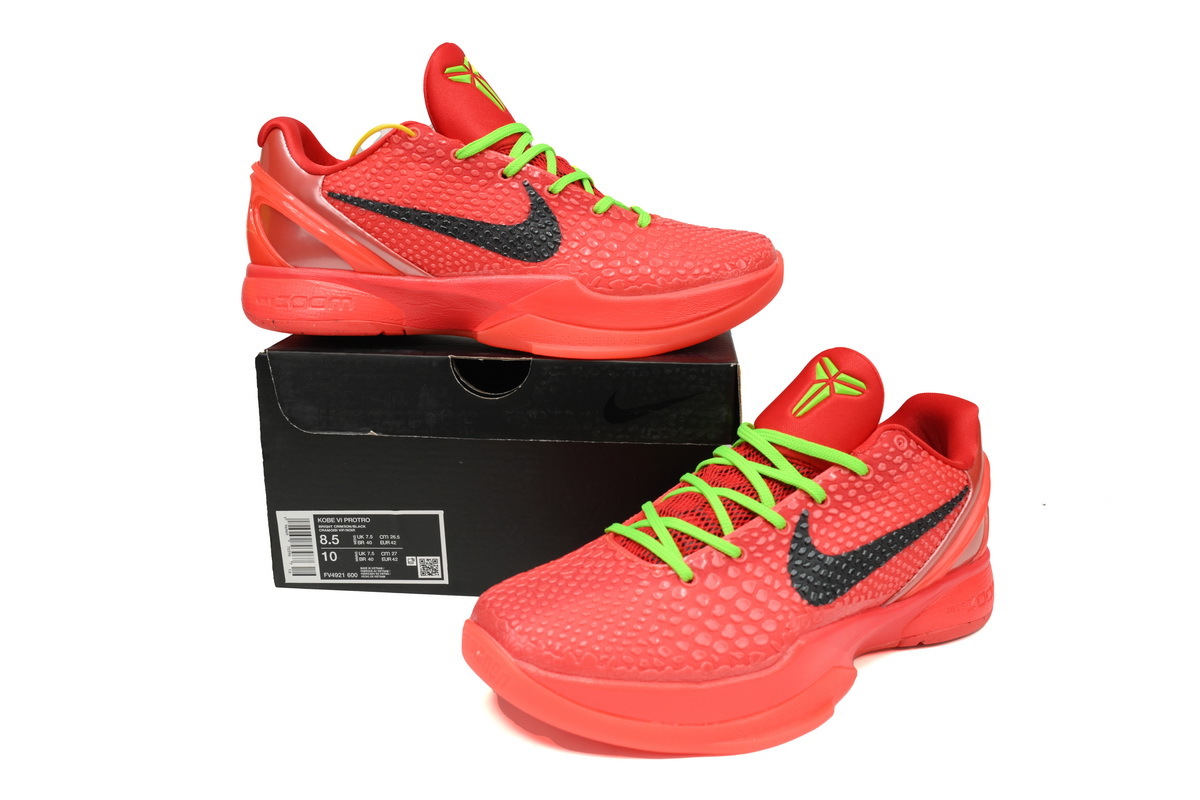Nike Kobe 6 Protro Reverse Grinch FV4921-600