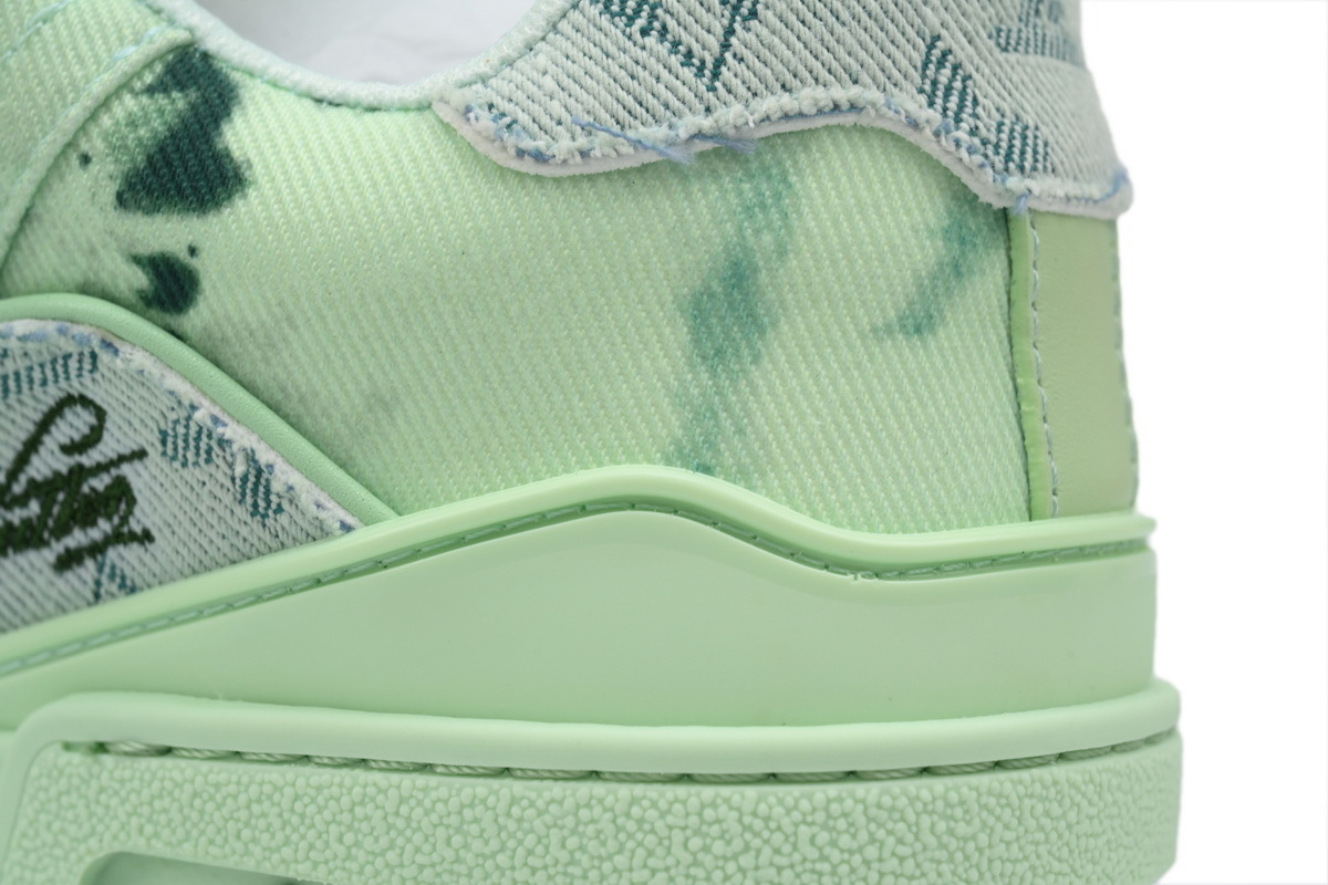 Louis Vuitton Trainer Golf Rendering Green