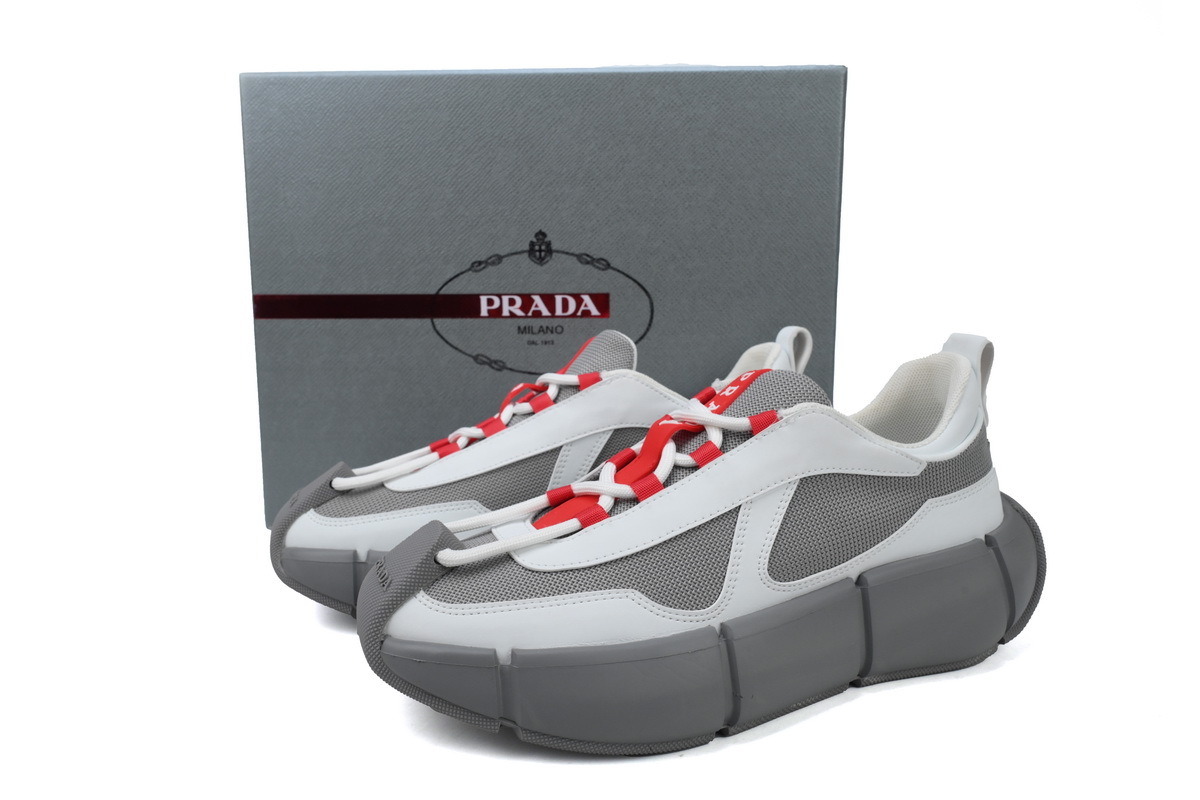 Prada Sneakers Grey White