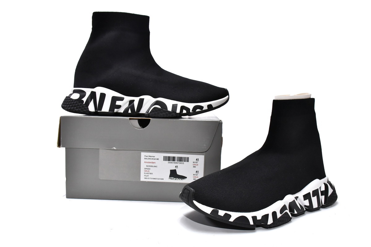 Balenciaga Speed Graffiti Sneakers Technical Knit