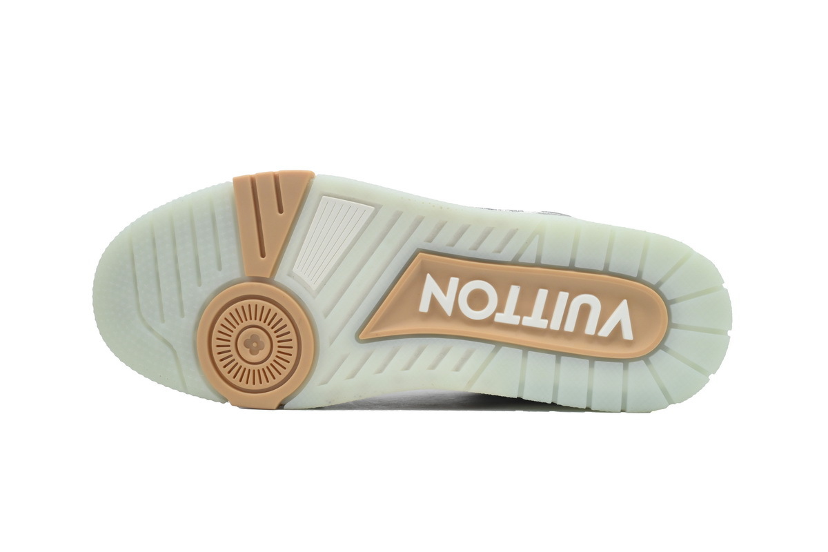 Louis Vuitton Trainer Metallic Beige