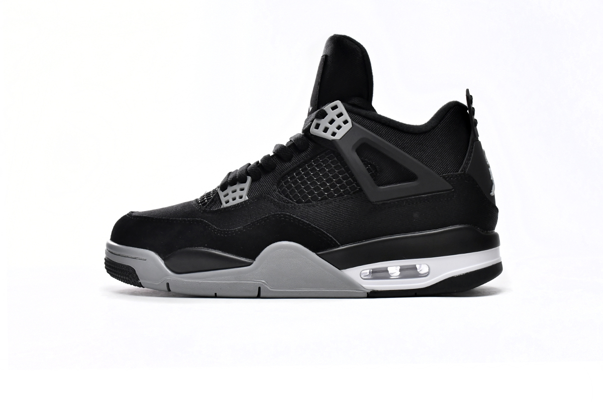 Air Jordan 4 Retro Black Canvas DH7138-006