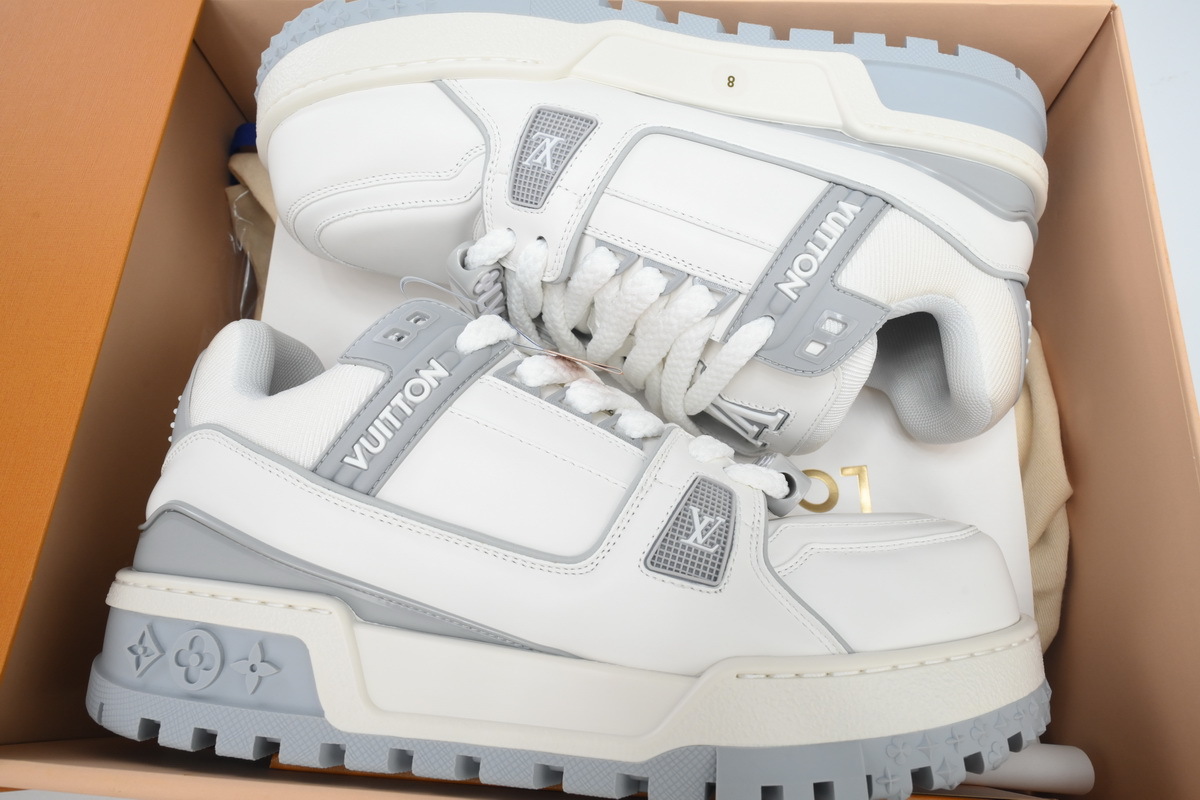 Louis Vuitton Trainer Maxi WMNS White Grey
