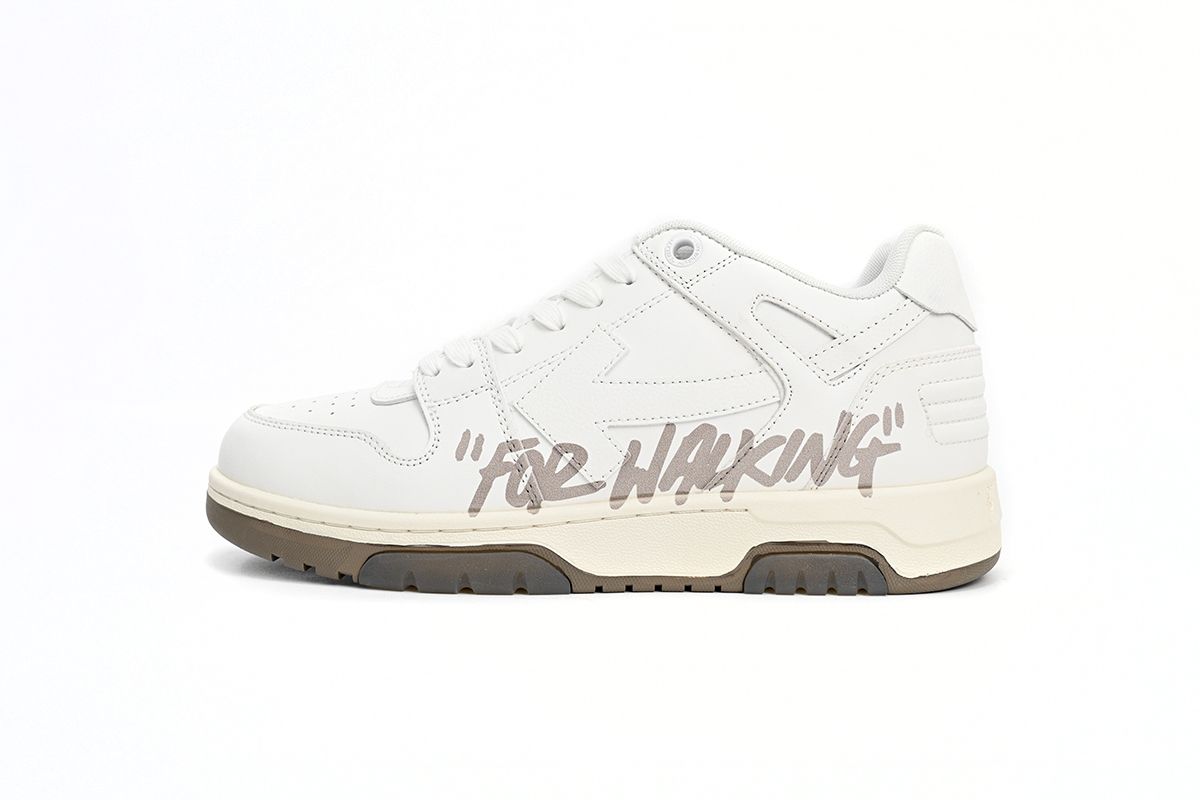 OFF-WHITE Out Of Office Beige Gray OMIA189 C99LEA00 30117