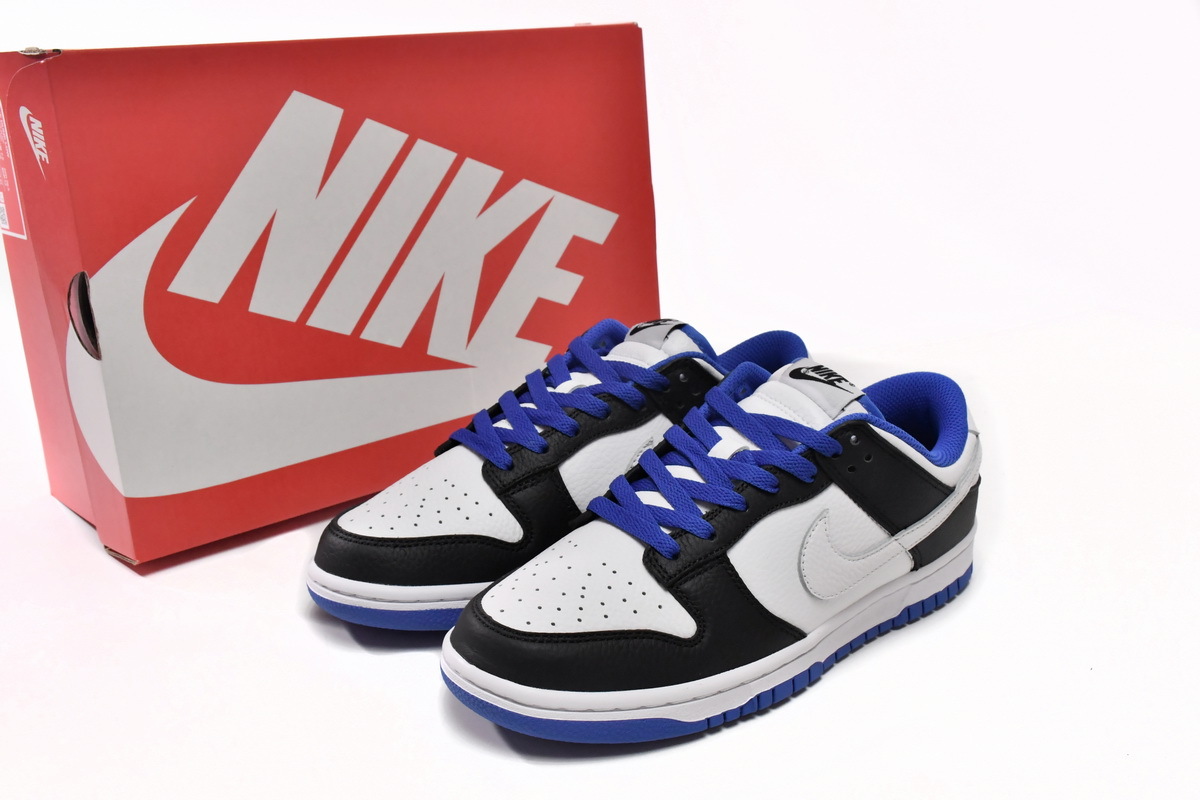 Nike Dunk Low White Black Royal FD9064-110
