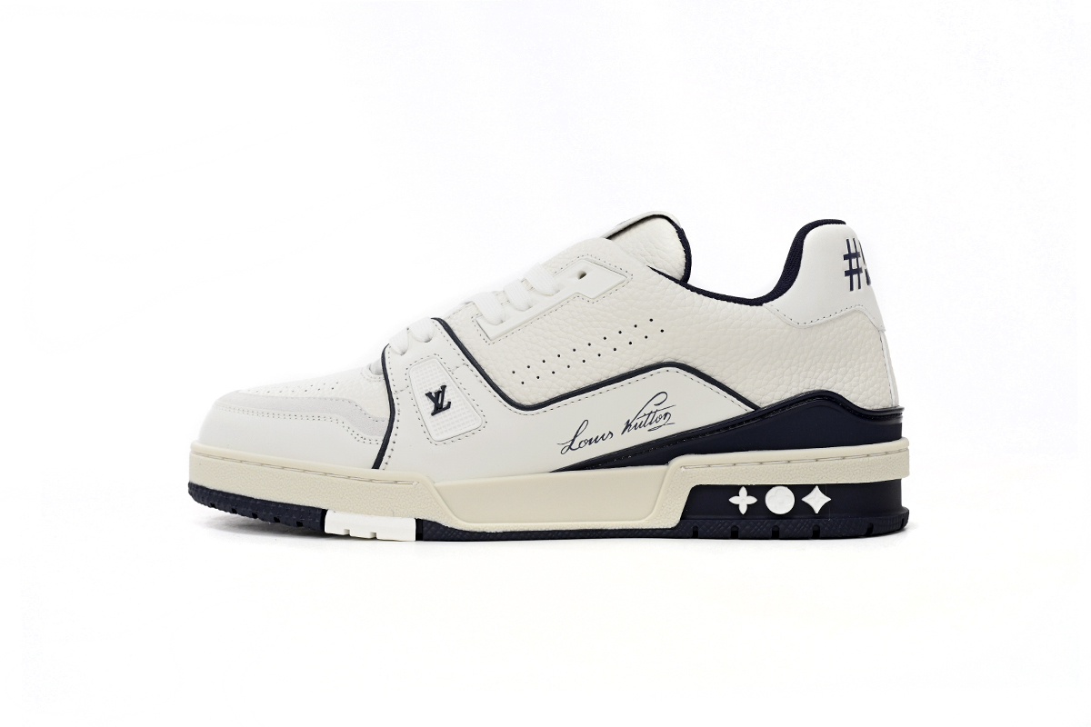 Louis Vuitton Trainer All Blue Dark Dlue Lychee Pattern 1ABFA9