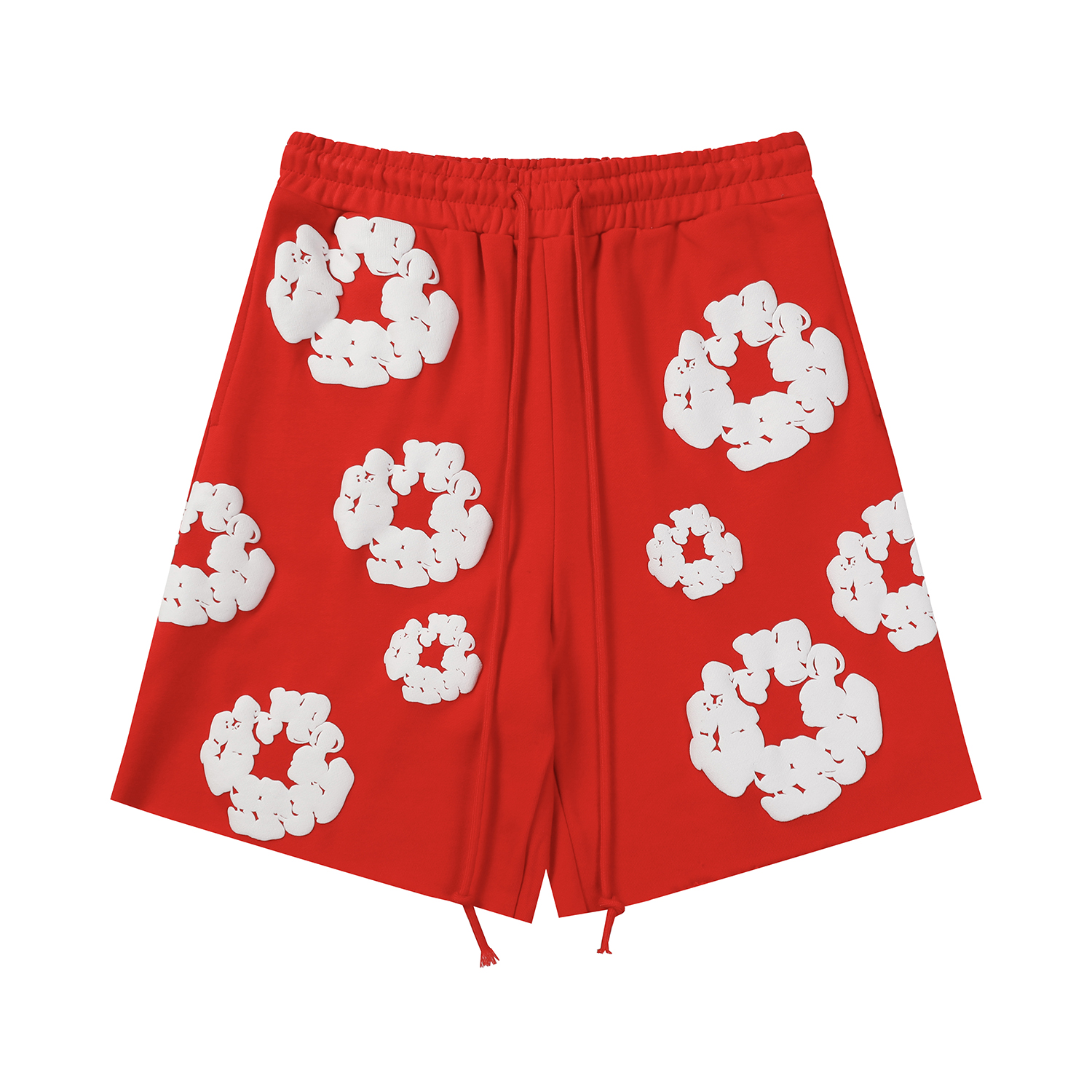Denim Tears The Cotton Wreath Shorts Red