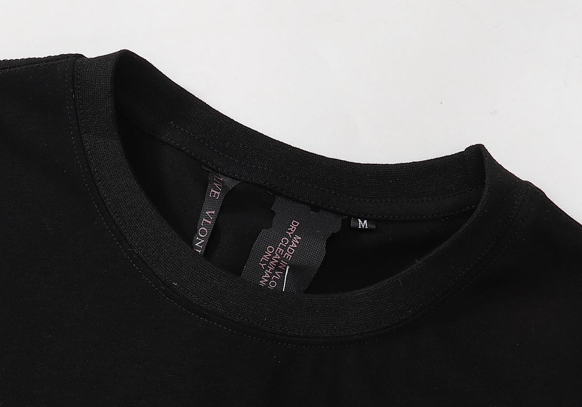 VLONE Shirt Butterfly Flowers T-shirt Black