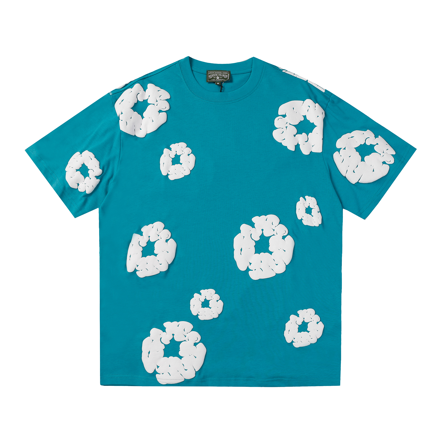 Denim Tears The Cotton Wreath T-shirt Lake Blue