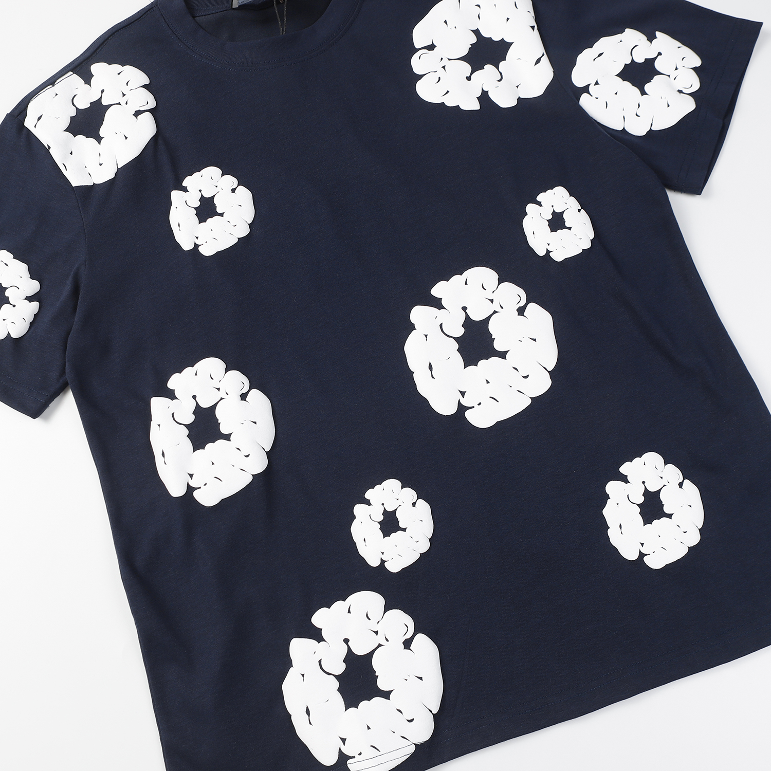 Denim Tears The Cotton Wreath T-shirt Navy