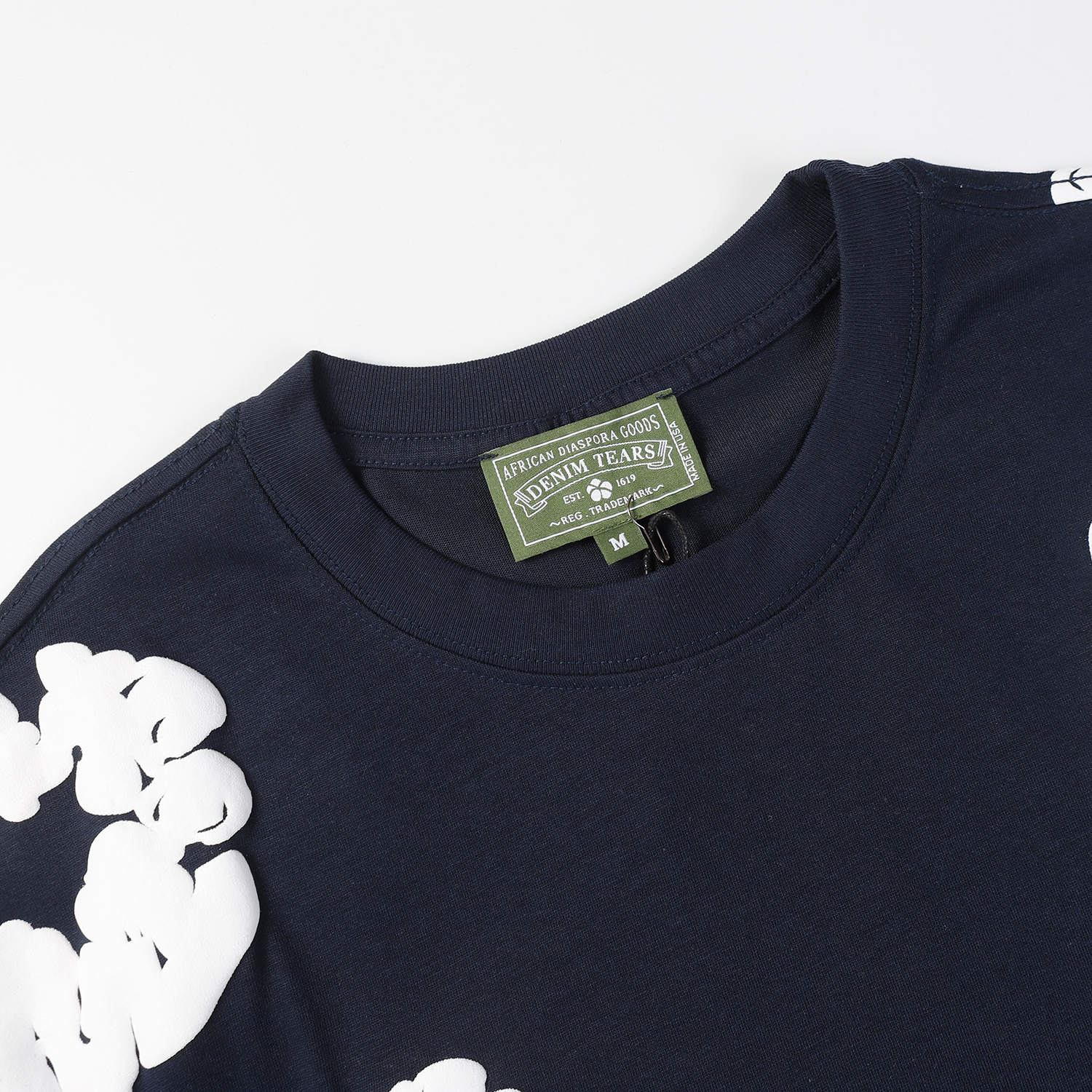 Denim Tears The Cotton Wreath T-shirt Navy