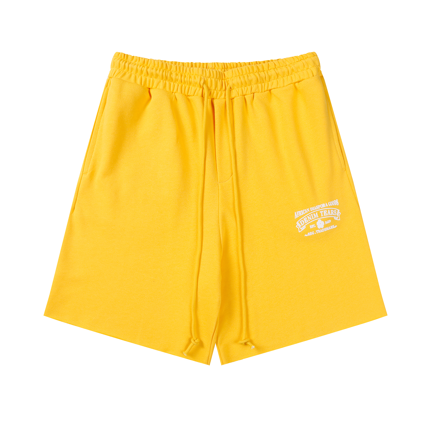 Denim Tears Cotton Shorts Yellow