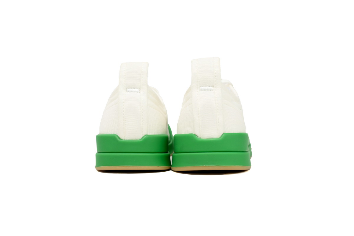 Bottega Veneta Low Top Sneaker White Green