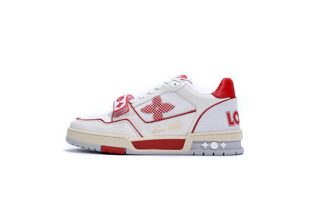 Louis Vuitton Trainer Red Mesh 1A98VI