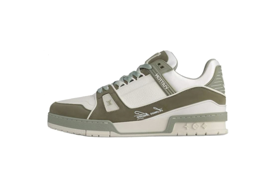 Louis Vuitton Trainer Frosted Green 1ADHC9