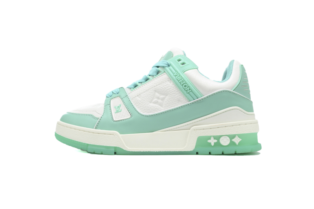 Louis Vuitton Trainer Green White 1A8KBS