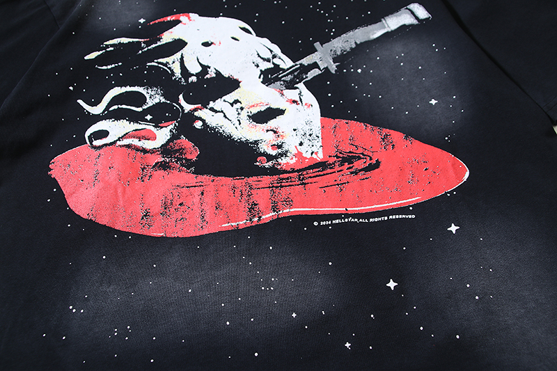 Hellstar Killer Mask T-shirt Black