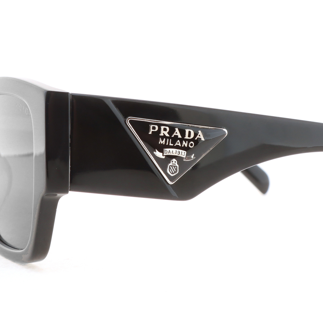 Prada Symbole Pillow Sunglasses Black PR 10ZS 1AB5S0