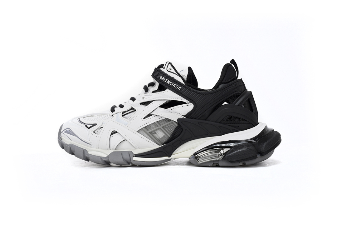 Balenciaga Track 2 Sneaker Black And White 568614 W2GN3 1090