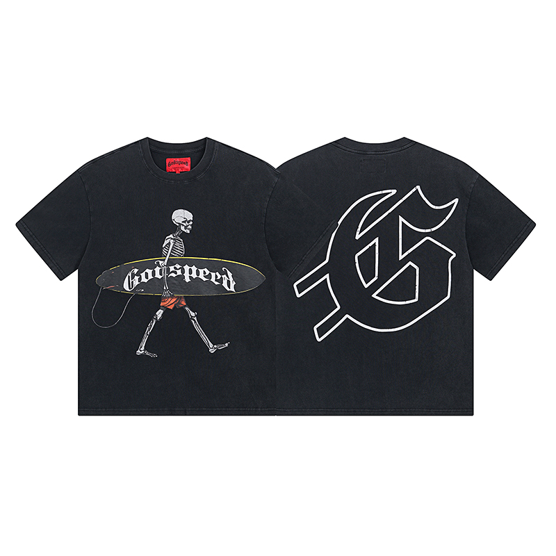 Godspeed Surf Day Tee Black