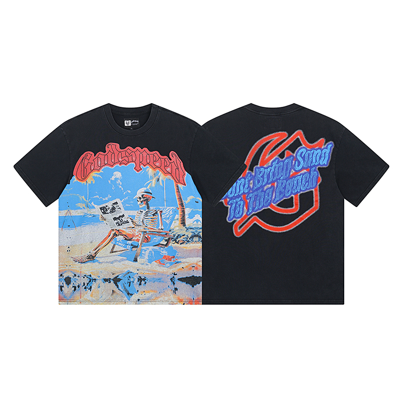 Godspeed Permanent Vacation T-Shirt Black