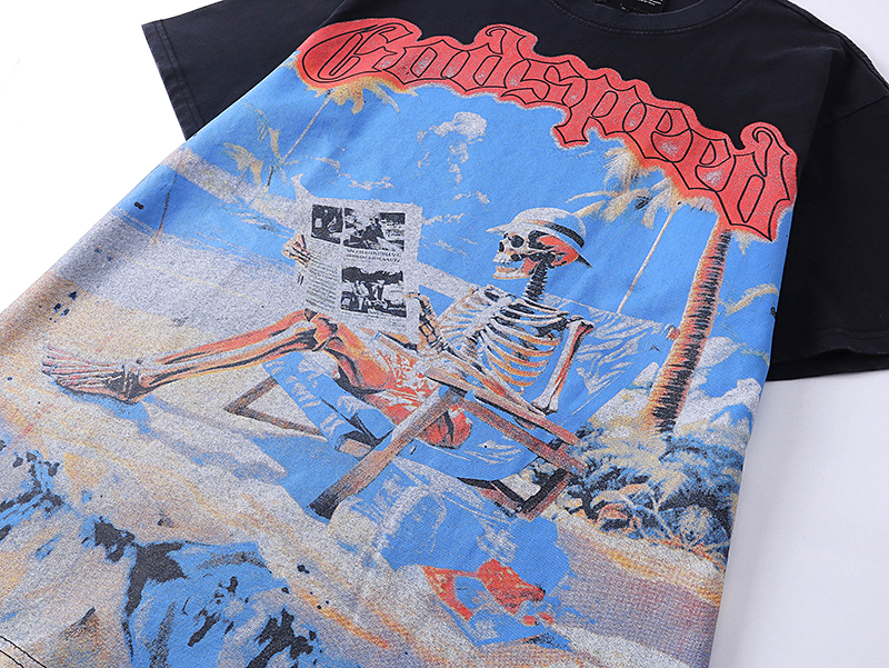 Godspeed Permanent Vacation T-Shirt Black