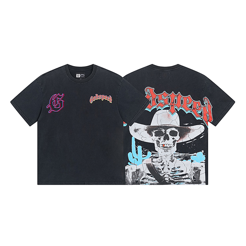 Godspeed Goldie T-Shirt Black Washed