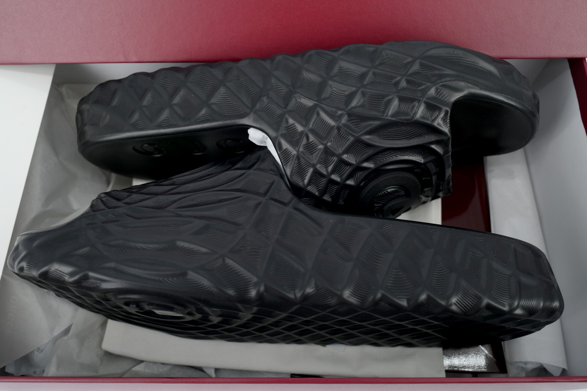 Gucci Double G Slippers Black
