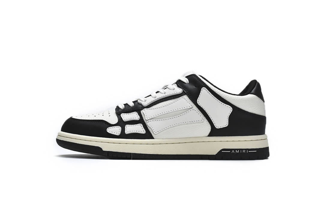 Amiri Skel Top Low Black White