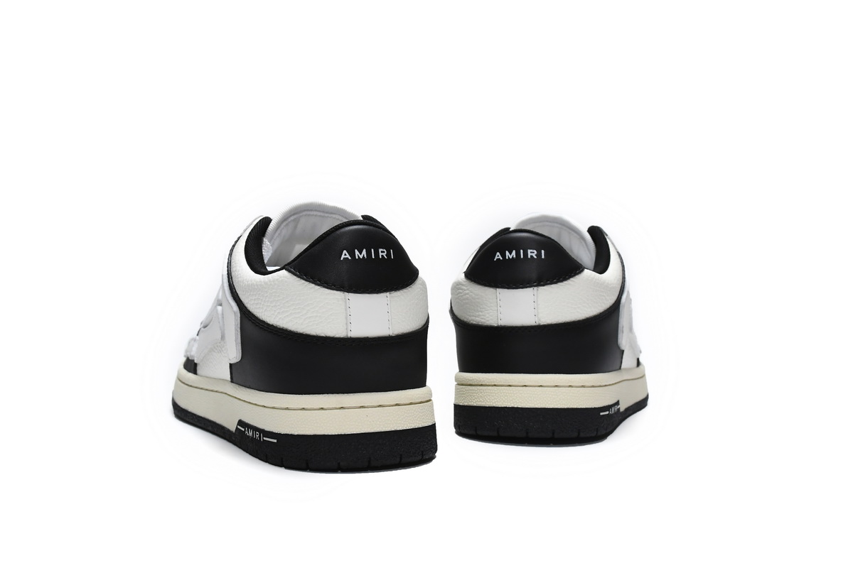 Amiri Skel Top Low Black White