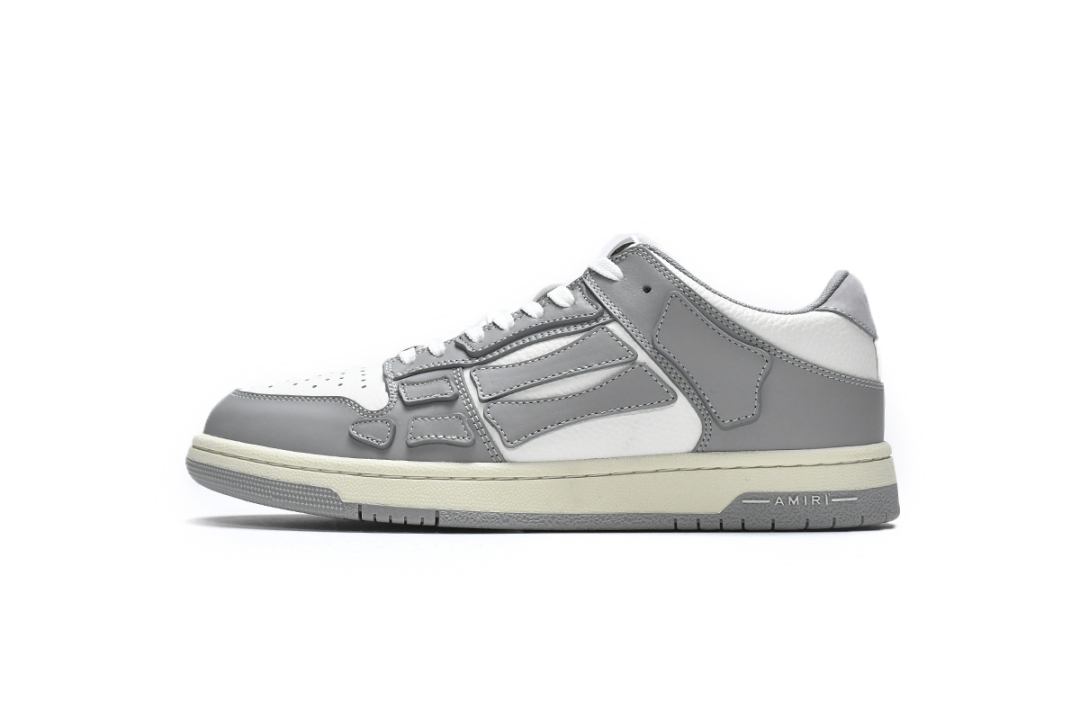 Amiri Skel Top Low White Grey