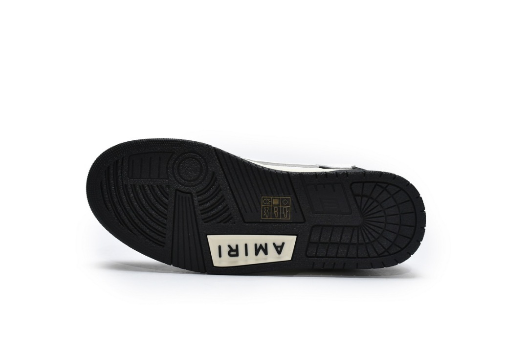 Amiri Skel Top Low Black White
