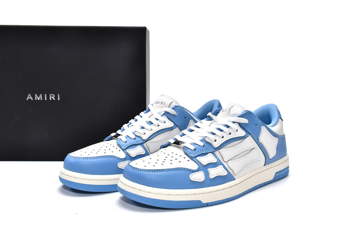 Amiri Skel Top low Top Sneakers White Blue