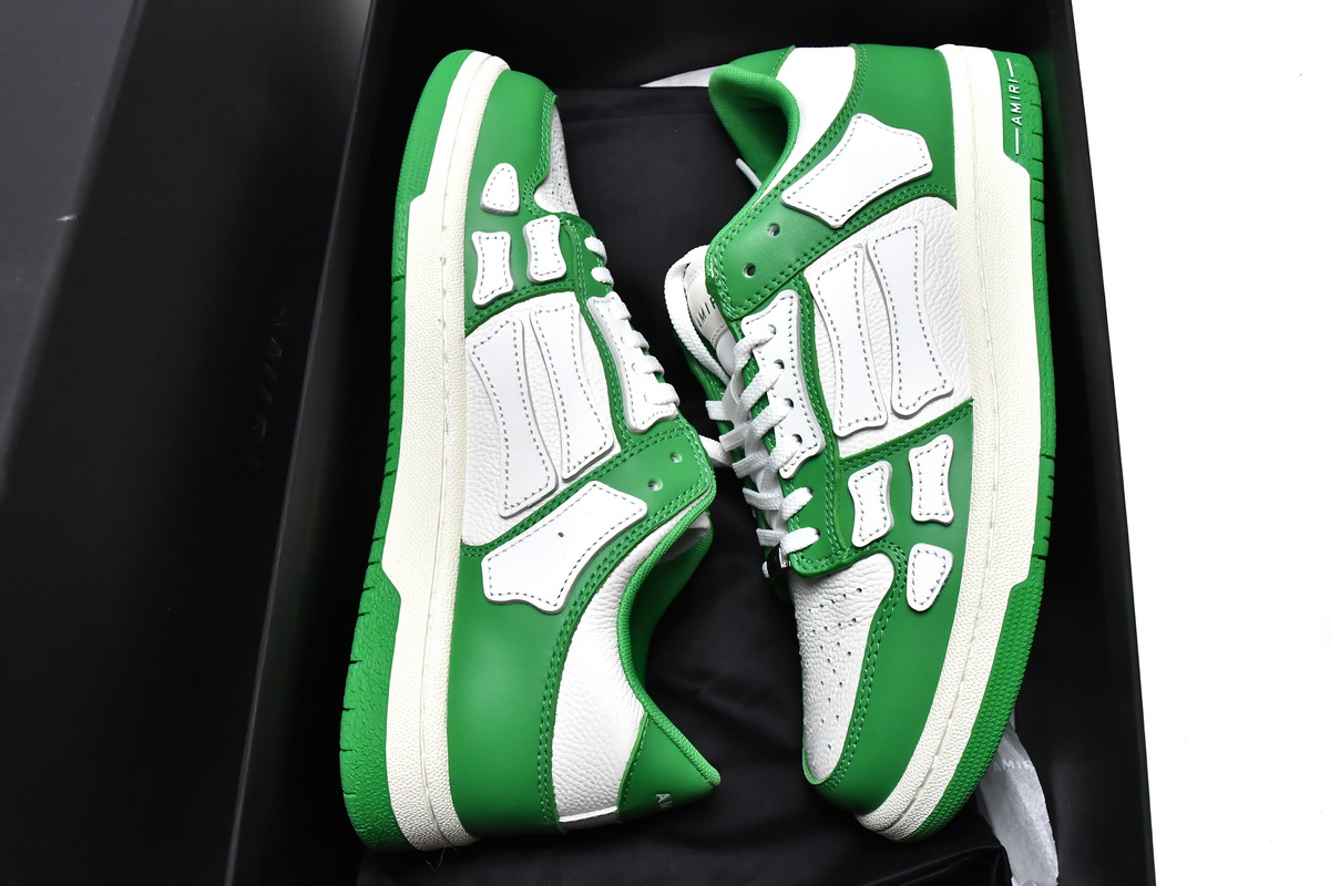 Amiri Skel Top low Top Sneakers White Green