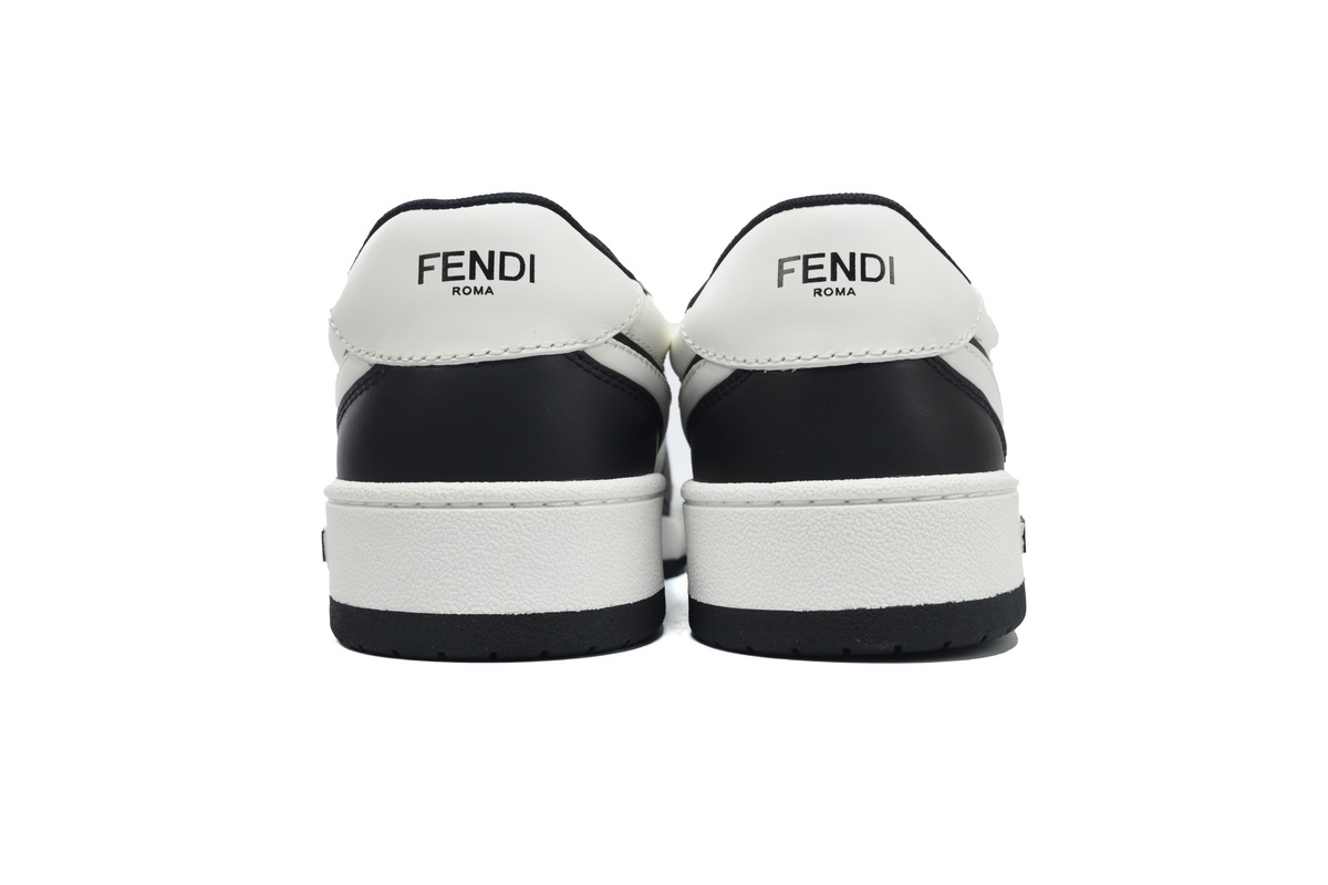 Fendi Match Low Sneaker White Black