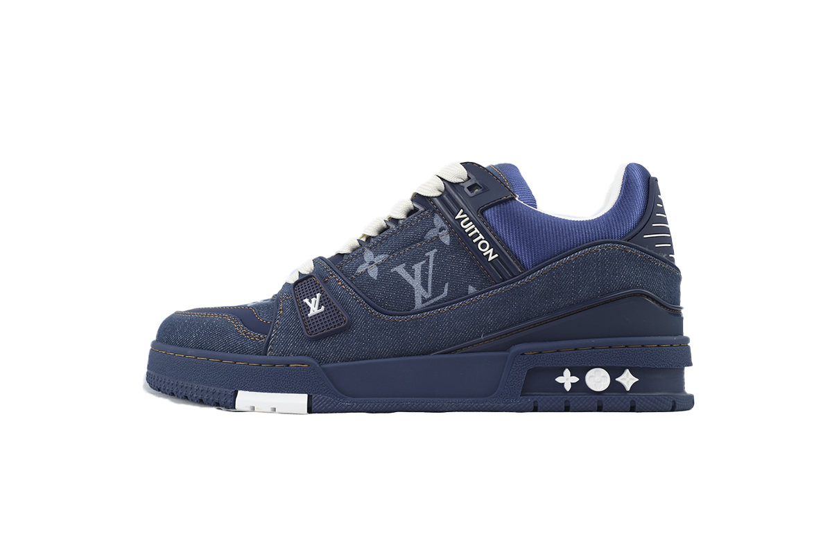 Louis Vuitton Sneaker Deep Blue Cowboy