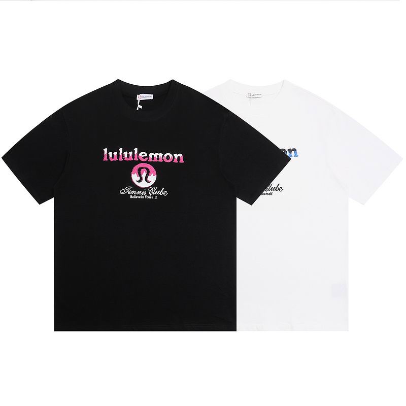 Lulu Printed Solid Color T-shirt
