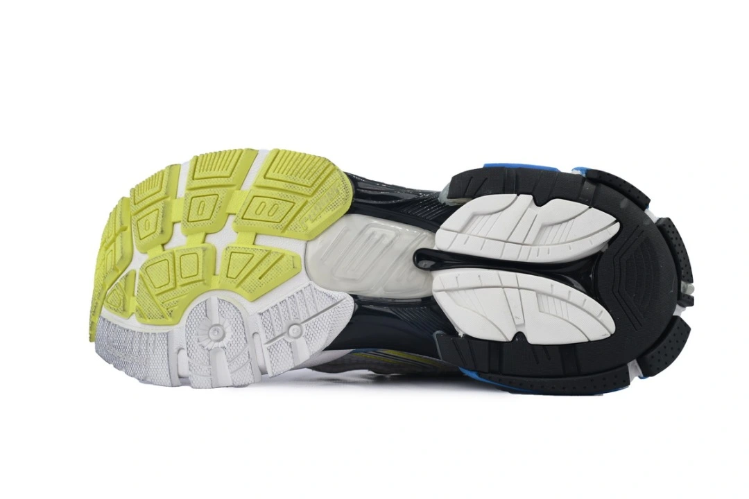 Balenciaga Runner Sneaker White Yellow Blue 772774 W3RMU 9074