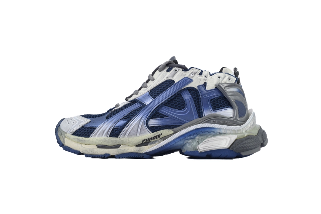 Balenciaga Runner Sneaker Gradient-Beige Navy 772774 WRUNG 2410