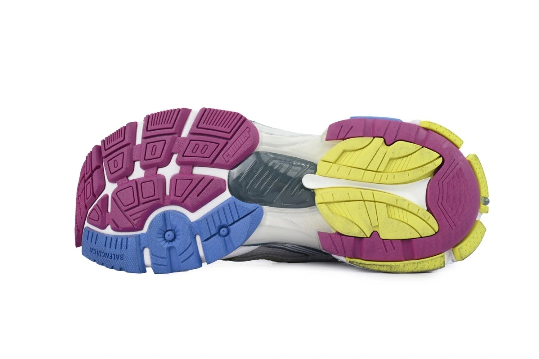 Balenciaga Runner Sneaker White Purple Blue 772767 W3RMU 9547