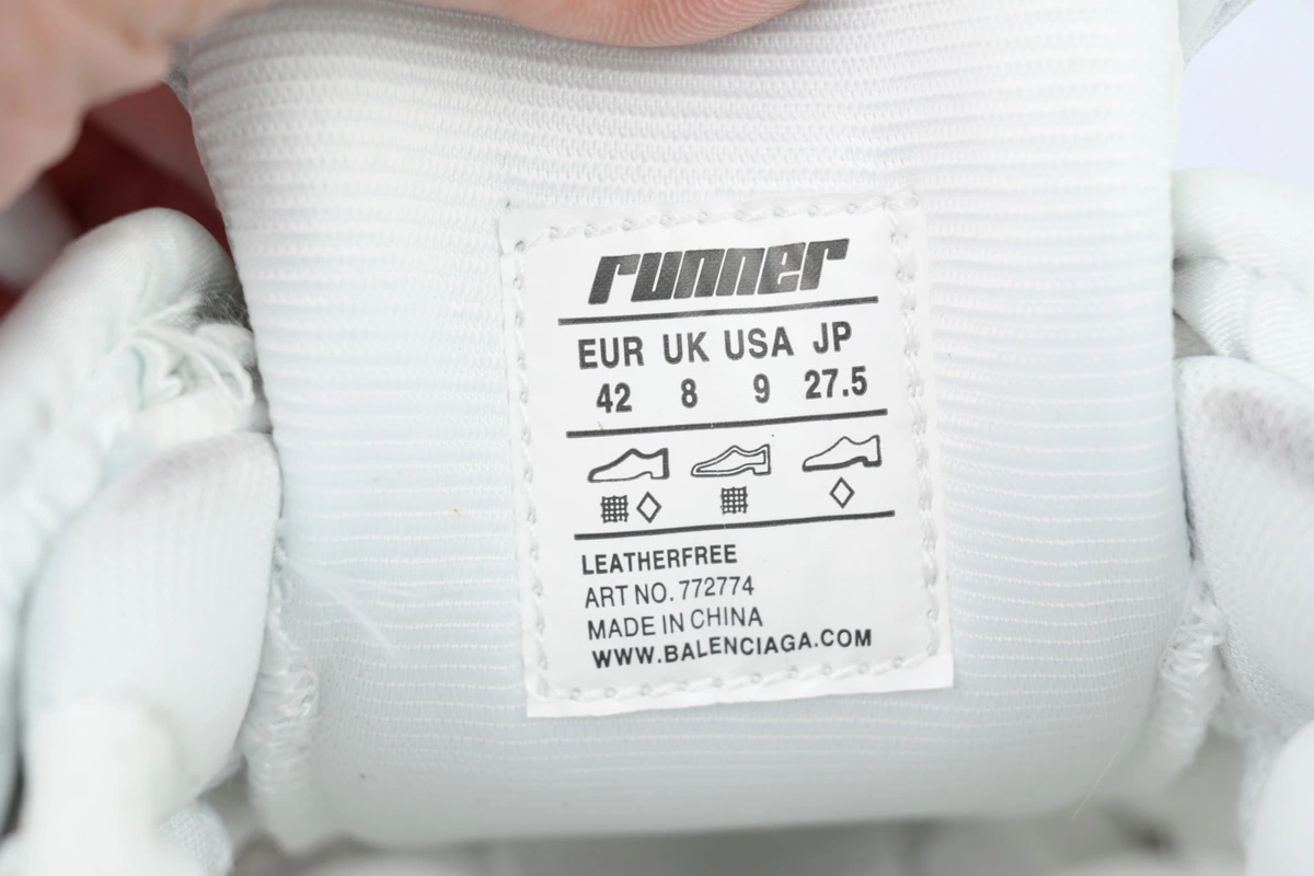 Balenciaga Runner Sneaker Graffiti-White Blue 772774 W3RBQ 9040