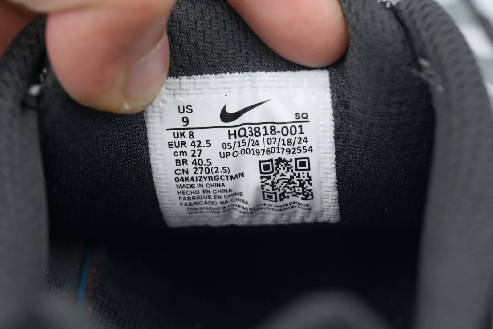 Nike P-6000 Premium Anthracite Smoke Grey HQ3818-001