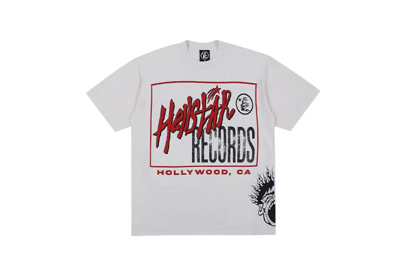 Hellstar Records Hollywood T-Shirt Cream