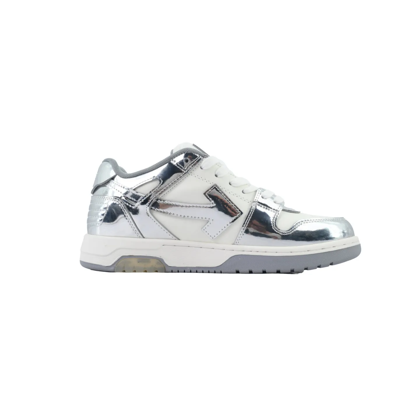 Off-white Out Of Office Low Tops White Silver OMIA189F 24LEA00E 0172