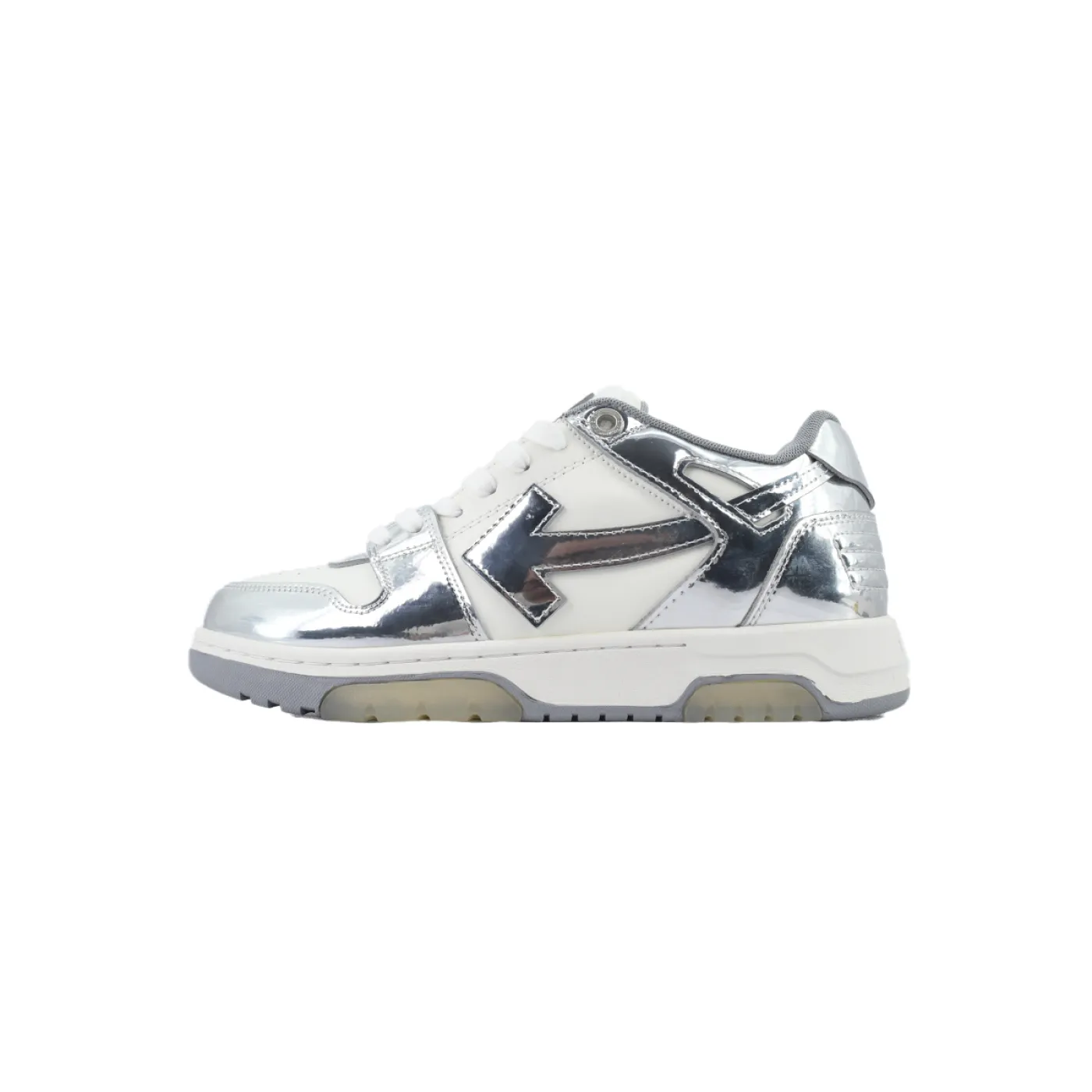 Off-white Out Of Office Low Tops White Silver OMIA189F 24LEA00E 0172