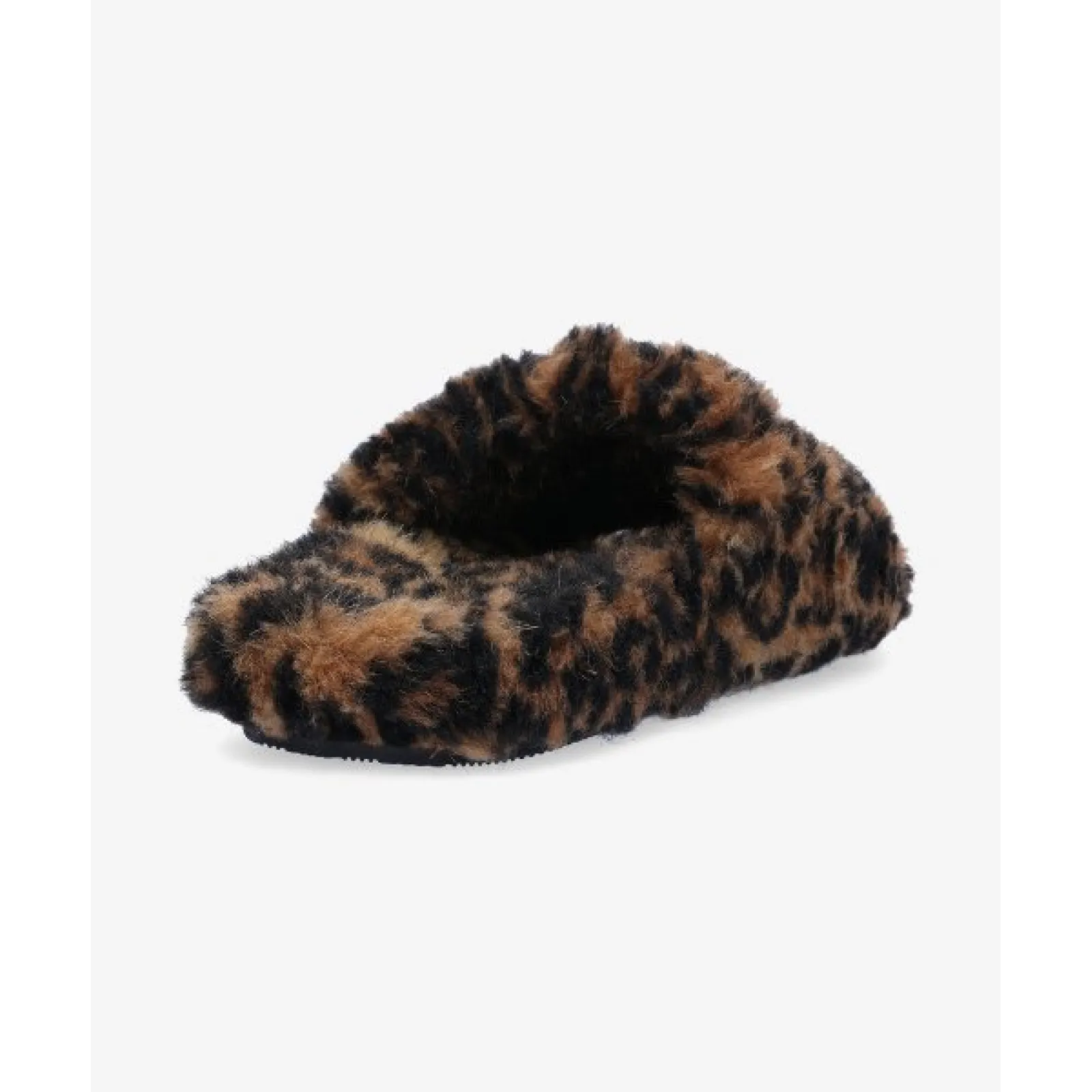 Balenciaga Furry Slides Leopard