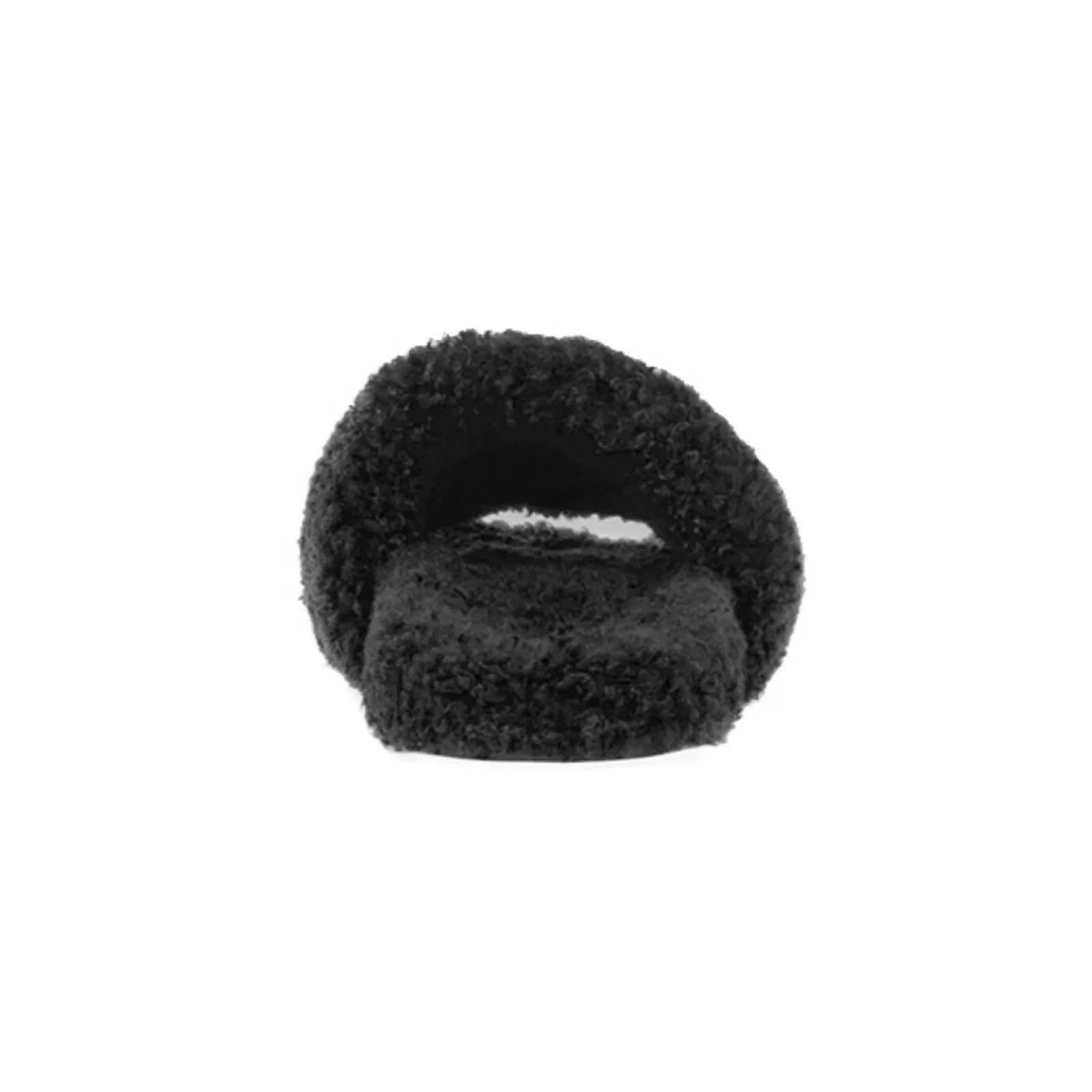 Balenciaga Furry Slide Black